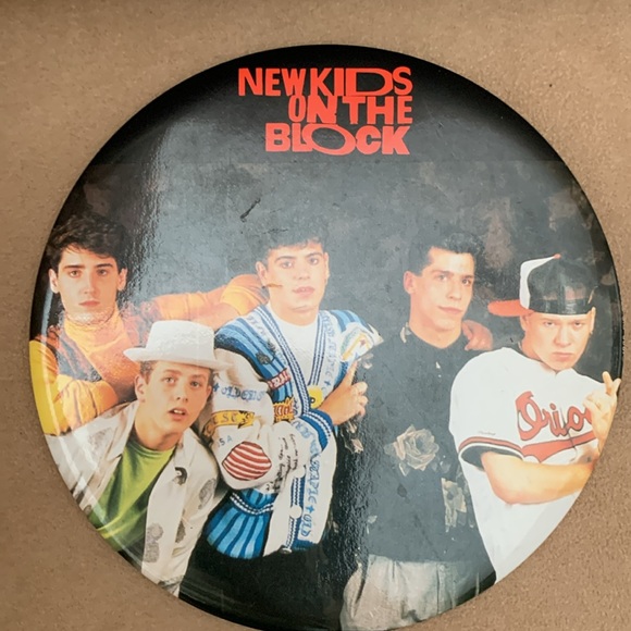 4 Vintage New Kids On The Block NKOTB 6 inch 6” Pin Button - Picture 3 of 7